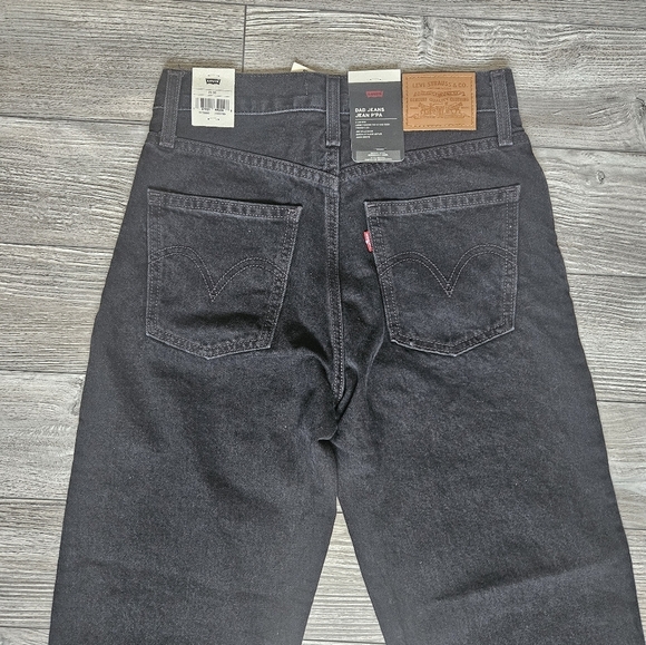 Levi's Black Dad Denim Jeans Size 25x30 - Picture 4 of 13